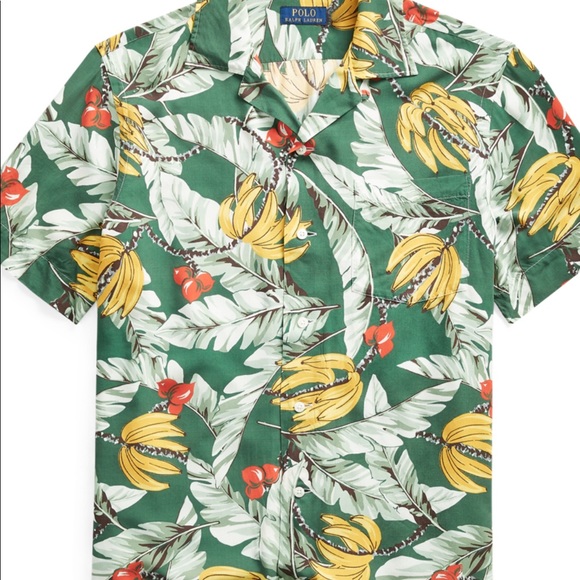 Polo Ralph Lauren Tropical Hawaiian CAMP SHIRT NWT - Picture 2 of 4